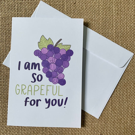 Grapeful for You Card