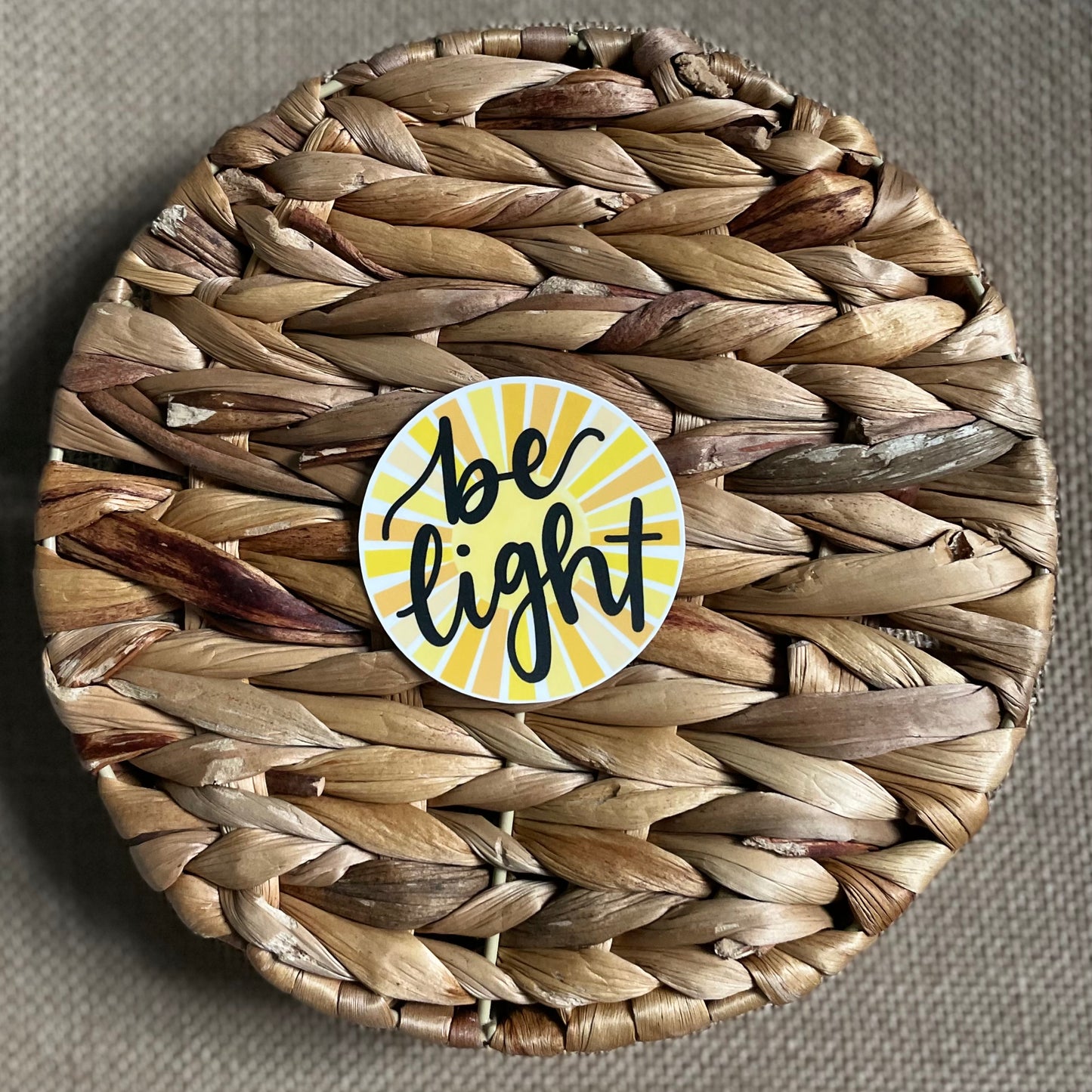 Be Light Sticker