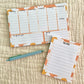 Orange Daisy Weekly Planner