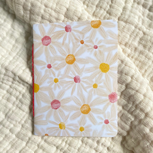 Unlined Big Flower Pocket Notebook