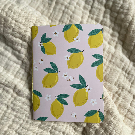Lined Lemon Pocket Notebook
