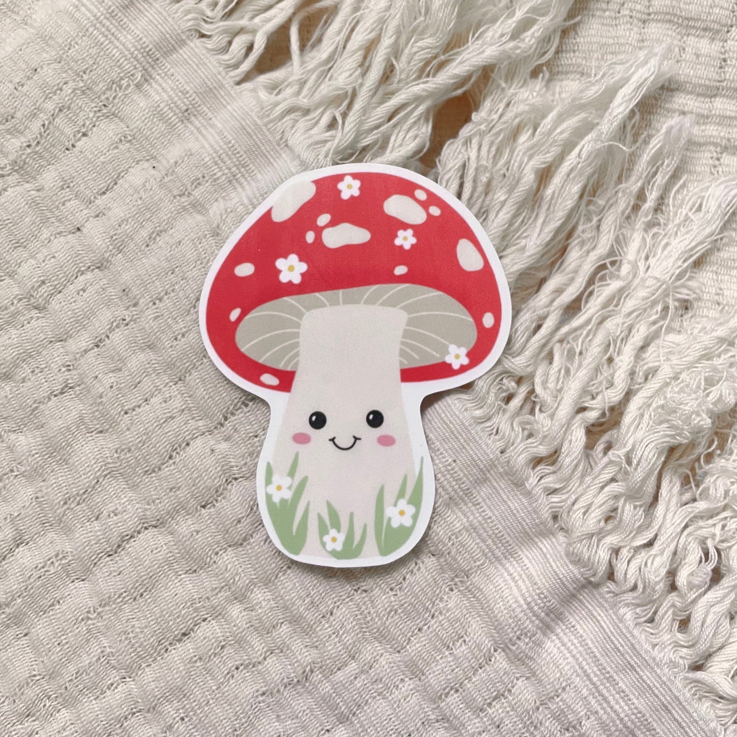 Friendly Mushroom Sticker