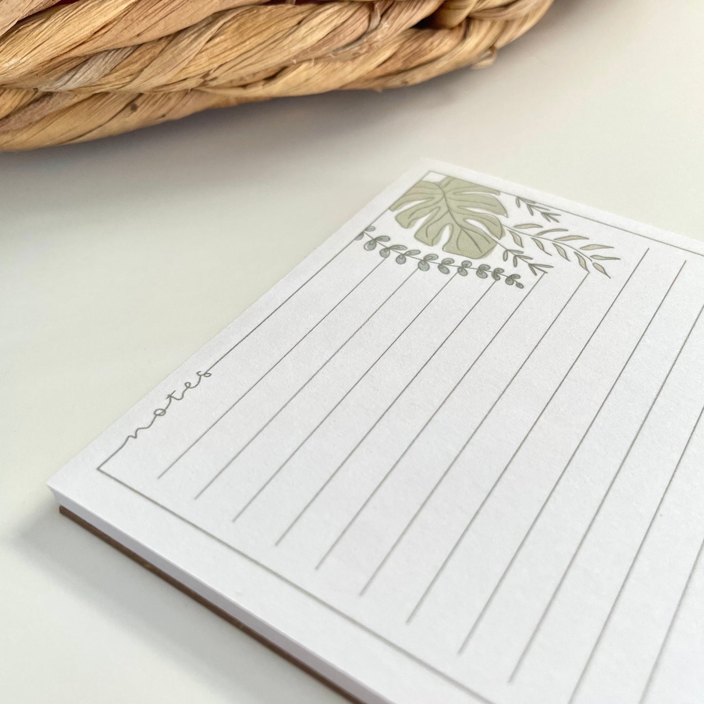 Monstera Leaves Notepad