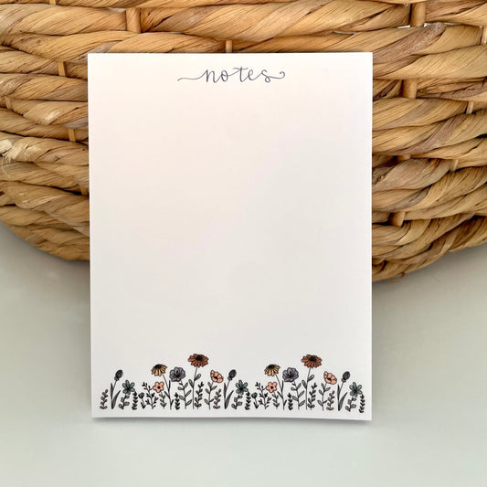 Wildflower Notepad