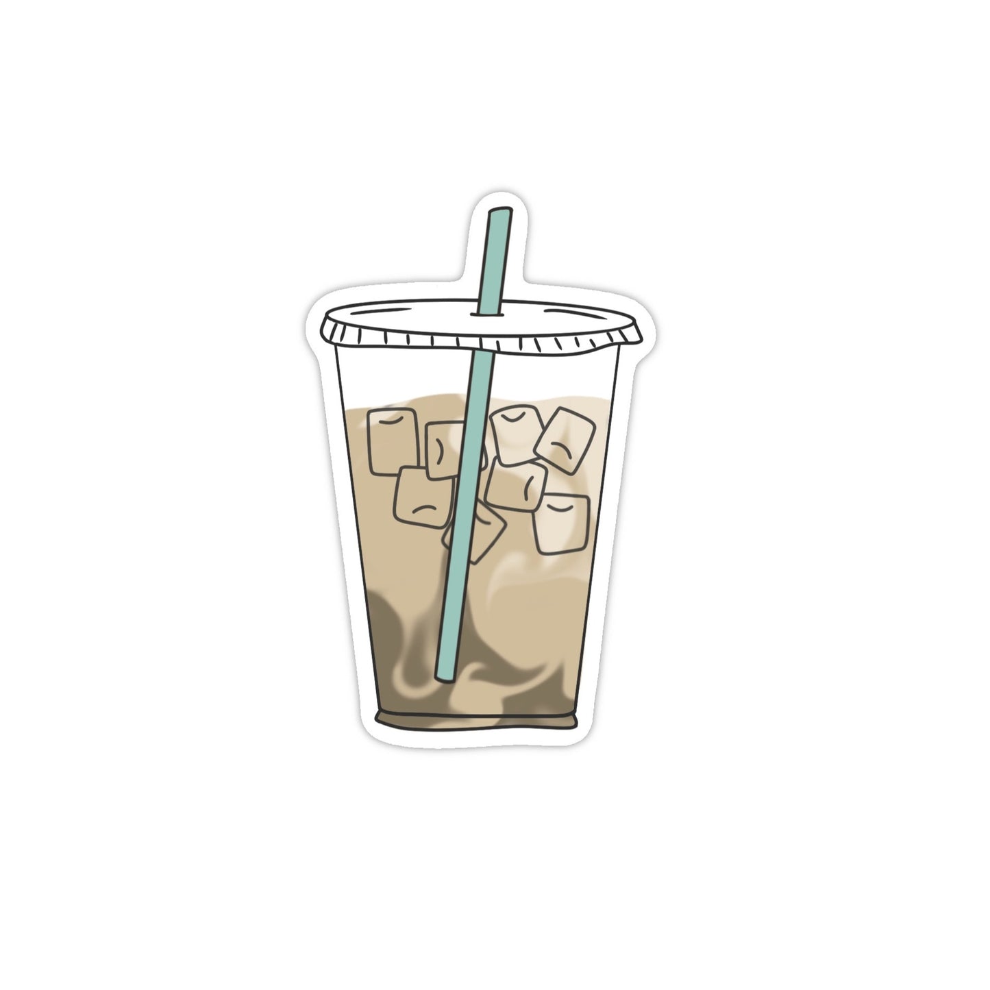 Iced Coffee Sticker