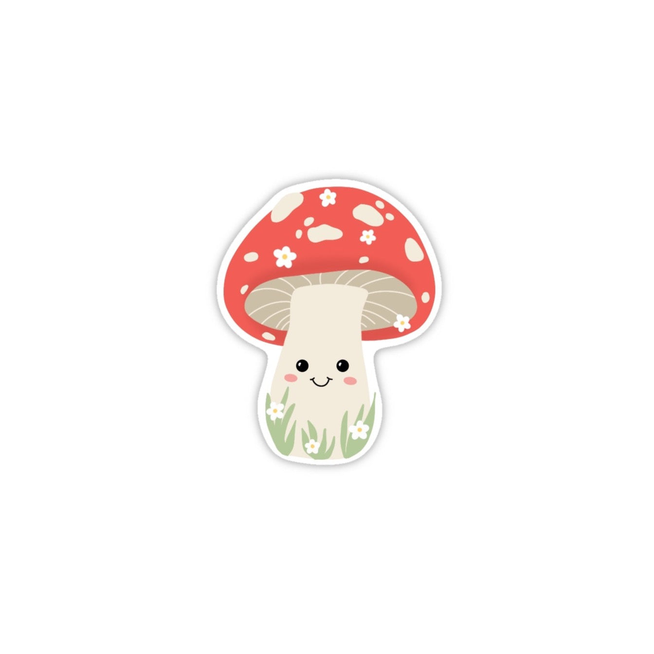 Friendly Mushroom Sticker