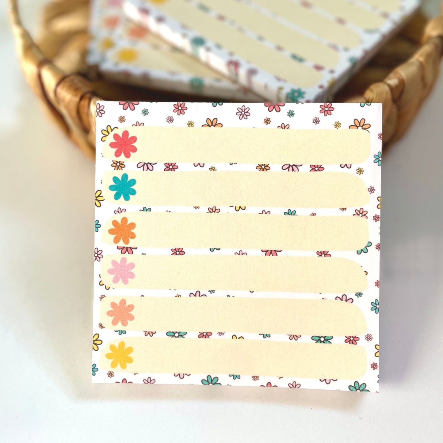 Rainbow Flowers Mini Pad